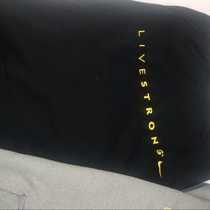 Black sz Large Livestrong hoodie